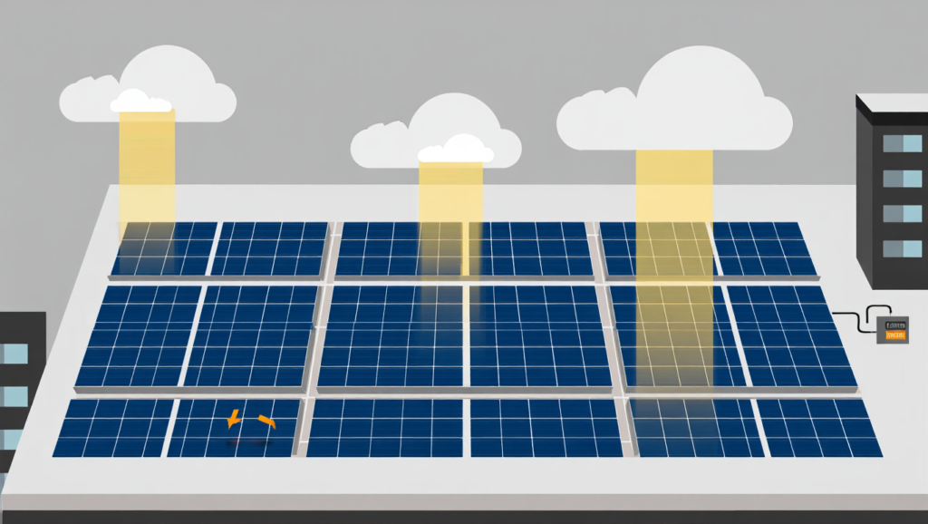 How solar panels absorb indirect light